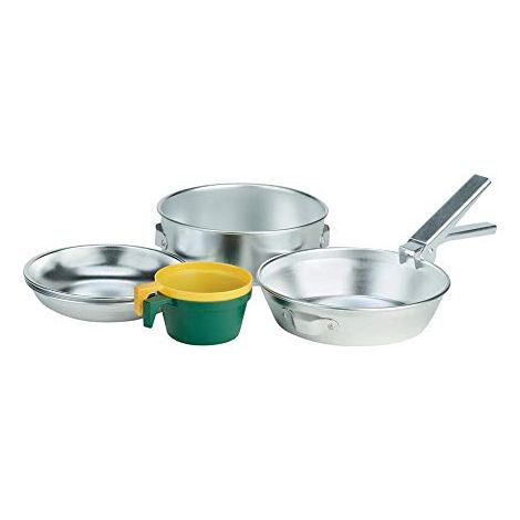 Ferrino Duo Popote, Set Stoviglie da Campeggio Grigio