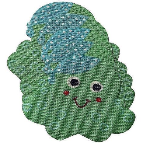 Lot de 5 bandes antidérapantes adhésives pour baignoire et salle de bain-Octopus