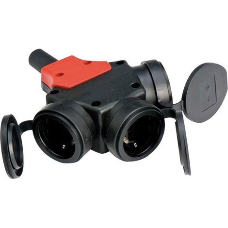 Adaptador triple goma tt ip 44