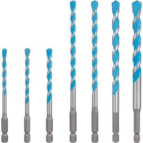 7x Coffret de forets EXPERT HEX-9 Multi Construction (1/5)
