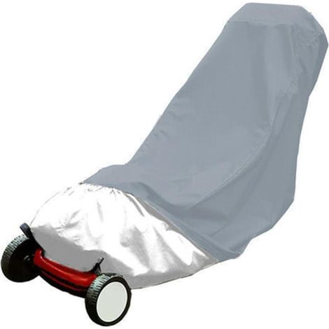 1pièce Housse De Protection Pour Tondeuse à Gazon Étanche Résistante Aux Intempéries Pour Usage Extérieur Gris (1/5)