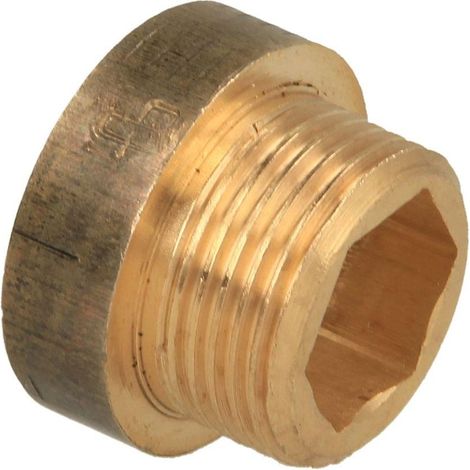 Rallonge de robinet 3/4'' x 10 mm laiton rouge