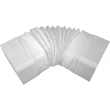Tube souple rectangulaire 55x220 - TFR 300 S&P UNELVENT - 833164 Conduit souple long. 50 cm