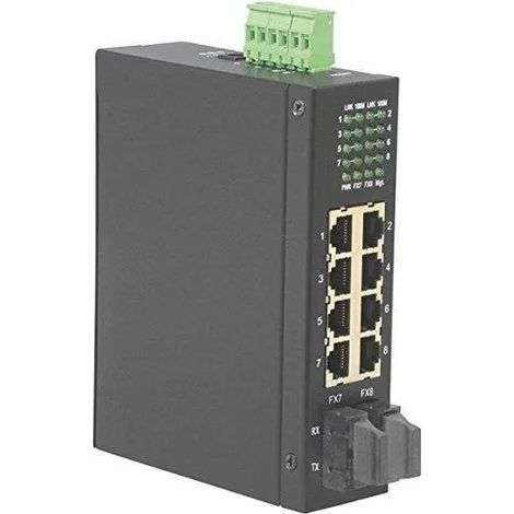 Switch industriale Roline 21.13.1154 6 porte RJ45 2 porte fibra