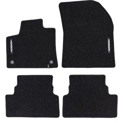 Tapis de Sol de Voiture pour Opel Grandland X 2017-24 5places Velours Noir 4Pcs (1/5)