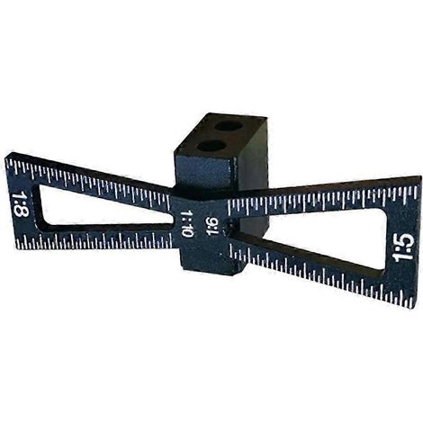 Gabarit de traçage pour queues d'aronde en menuiserie, outil de guidage et de mesure, pentes 1:5, 1:6, 1:8, 1:10