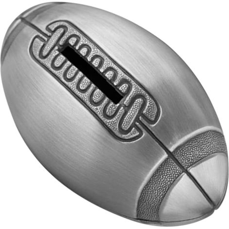Tirelire Forme de Rugby pour Garçon Fille Tirelire Décorative Sportive Économies Amusantes Capacité Choc pour Chambre Garçon Fille (1/5)