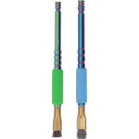 Brosse de nettoyage pour circuits intégrés de cartes mères de téléphones portables et réparation de montres, brosse à poils en fil d'acier, antistatique et sans décharge électrostatique