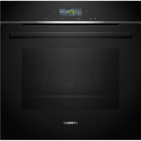 Horno multifunción empotrable de 71 L y 60 cm con pirólisis/hidrólisis, negro - HB774G2B1 - Siemens -