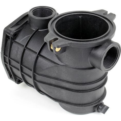 Xpotool – Corps de pompe noir pour piscine – Pièce de rechange 205mm – Raccord supérieur 47,44mm – Compatible Wiltec 51557-51559