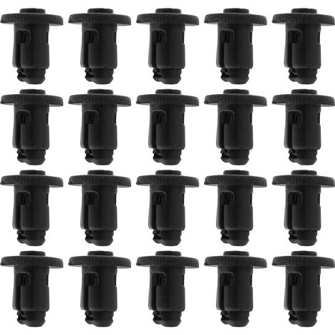 20pcs Clips pour Panneau de Calandre Avant de Voiture 9046710170C0 90467-10170 Compatibles avec RAV4 Clips de Couvercle de Radiateur (1/5)