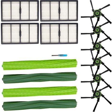 Cepillo lateral giratorio con filtro HEPA para iRobot Roomba S9 (9150) S9 + S9 Plus. Accesorio para aspiradora. (1/5)