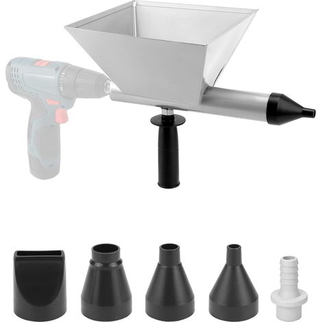 Pistolet à Joints Électrique pour Mortier, Pistolets à Calfeutrer avec 4 Buses (Tout Métal) (1/5)