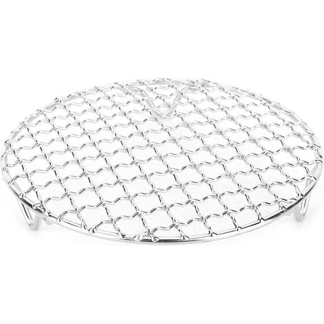Grille de barbecue en acier inoxydable antiadhésive, filet de cuisson pour poisson et viande, accessoire de grillade. (1/5)