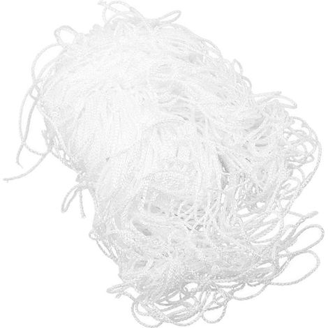 Filet de treillis en polyester pour plantes grimpantes de jardin, extérieur, 2 pièces, maille blanche (1/5)