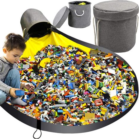 ND1216155 Spielzeug-/Bausteinkorb mit Kruzzel-Matte (1/5)