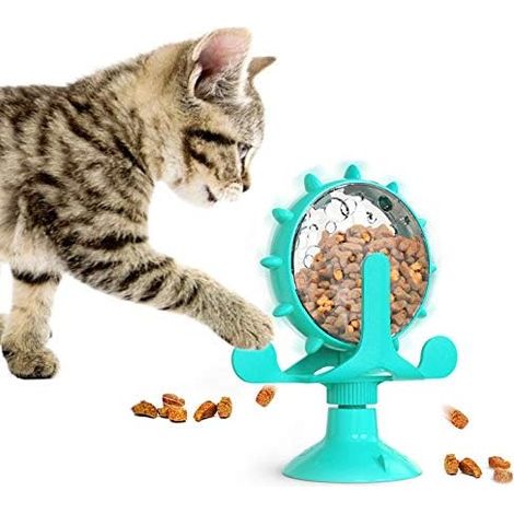 Cat Toys, Cat Food Dispenser, Interactive Windmill Toys for Kittens (1/5)