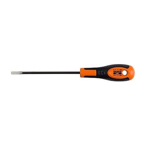 BAHCO destornillador 613 boca recta 3x100 , Destornillador boca recta serie 613,tamaño 3x100mmMango de plástico antideslizanteAgujero en el mango para colgarlo. (1/2)