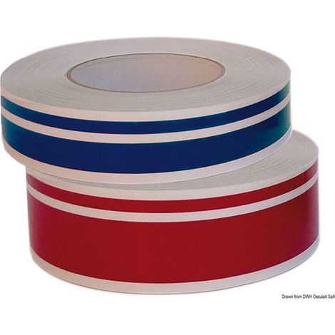 Ruban ligne de flottaison 2 bandes - noir - 72 mm x 10 m