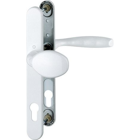 Hoppe Profiltür-Garnitur NY 76G/3346/1810 Alu.F9016 PZ f.TS 67-72mm (1/4)