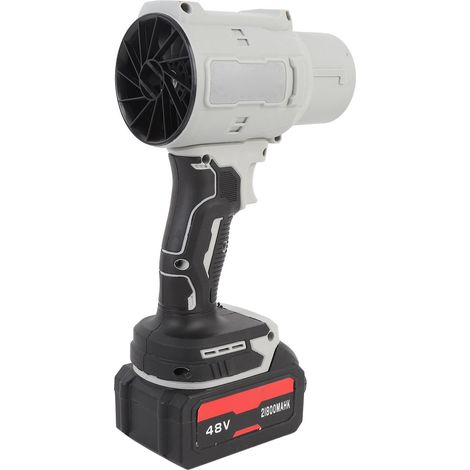 Aspirateur souffleur sans fil compact 130000 tr/min mini ventilateur électrique à main avec chargeur et batterie 21.8Ah pour clavier voiture prise UE (1/5)