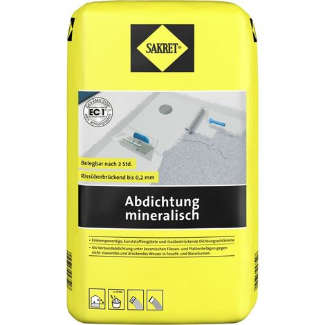 SAKRET Abdichtung mineralisch 10 kg Fugenmörtel