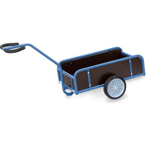Fetra Handwagen mit Wänden 250mm hoch 795x445mm Ladefläche Vollgummibereifung (1/2)