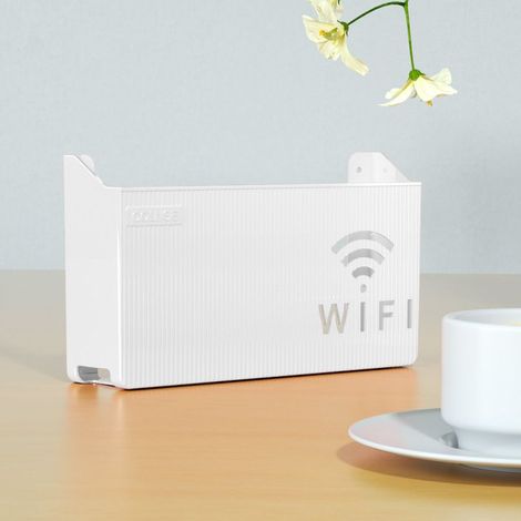 Étagère murale pour routeur WiFi et décodeur TV, support de rangement mural multifonction