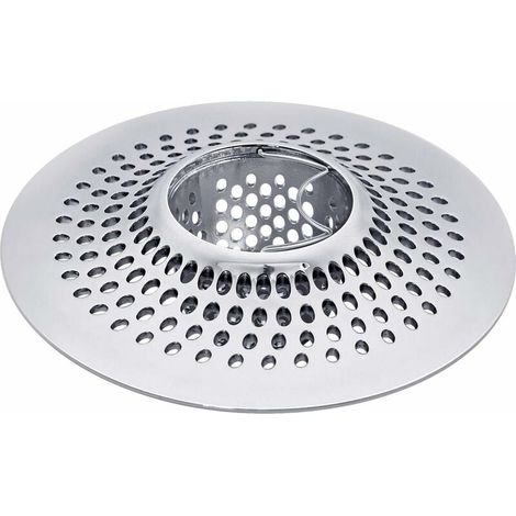 Ersandy 1-teiliger Haarfilter aus Edelstahl für Badewanne und Dusche, Silber (1/4)