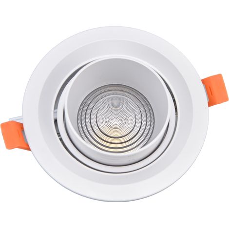 Éclairage encastré à température de couleur chaude réglable et flexible pour hôtels, 100-264 V (1/5)
