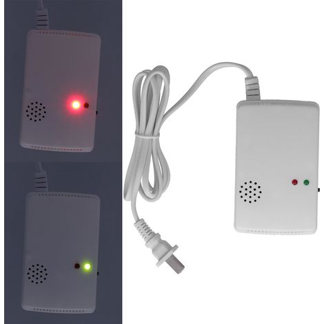Détecteur de fuite de gaz naturel et GPL avec auto-vérification, alarme pour cuisine, prise CN 220V (1/5)