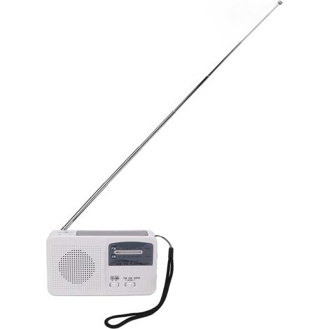 Radio D'urgence à Manivelle, Solaire, Multibande AM FM, avec LED, (1/5)
