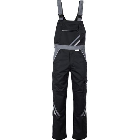 Planam Highline Latzhose schwarz/schiefer/zink 67 (1/5)