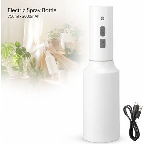 Spruzzatore elettrico da 750 ml - Ricaricabile tramite USB - Portatile - In ABS - Irrigazione automatica per giardino e interni (1/5)