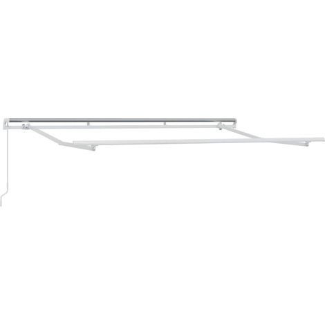 Maison Exclusive - Markisenrahmen Weiß 3,5 x 2 m Metall