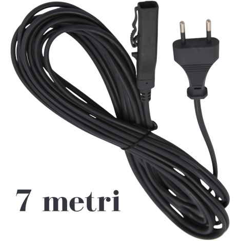 Cable d'alimentation Kualiti M200 7 m compatible avec aspirateur VK 200-220S Kobold
