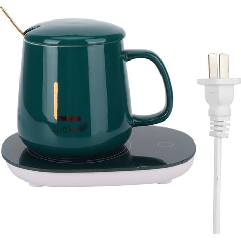Tasse en Verre Double Paroi 200ml Résistante à la Chaleur avec Design Spirale 3D pour Bureau Maison École (Vert) (1/5)