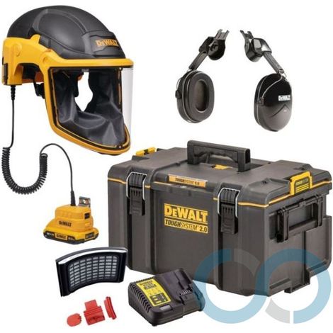 DEWALT DXPGH2SB21KIT MASCHERA PAPR VISIERA TRASPARENTE T-STAK