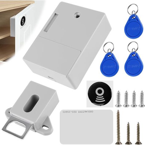Serrure électronique de l'armoire boîte avec capteur de carte IC de batterie, serrure de capteur de carte IC, numérique caché sans trou (1/5)