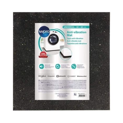 WPRO Tapis Anti Vibrations Universel 60 x 60 cm Lave-linge Lave-vaisselle (1/5)