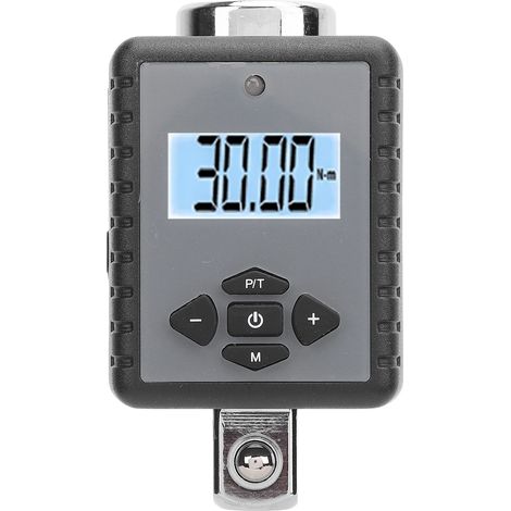 Adaptateur de clé de torsion numérique 1/2 pouces 17 à 340N.m, outil de compteur électronique avec buzzer et notification LED pour la réparation de motos automobiles (1/5)