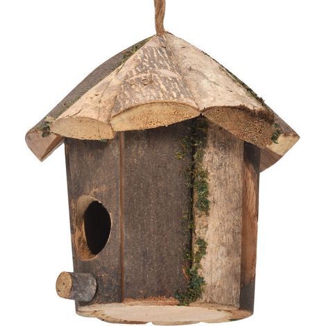 nichoir oiseaux exterieur Nichoirs à oiseaux Nichoirs à oiseaux Nichoirs en bois pour décorations de jardin Boîtes de nidification pour oiseaux Boîte à oiseaux pour petits oiseaux Boîte à n (1/5)