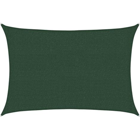 Maison Exclusive - Sonnensegel 160 g/m² Dunkelgrün 2,5x3,5 m HDPE (1/5)