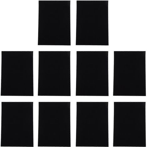 Lot de 10 tapis de comptoir adhésifs en flanelle floquée. (1/5)