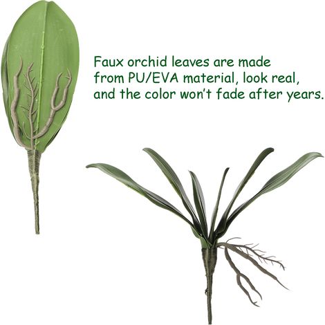 Feuilles d'Orchidée Artificielles pour Décoration de Mariage et Intérieur (1/5)