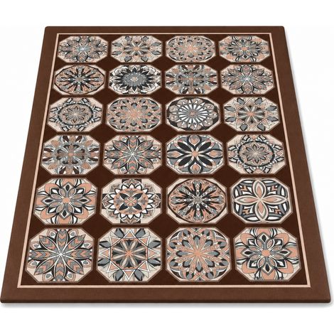 Tapis Absorbant effet Carreaux pour Entrée 40 x 60 cm (1/5)