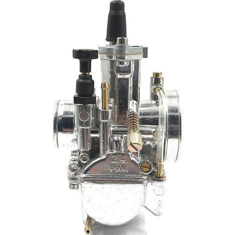 SHINING HOUSE Carburador PWK24 de 24mm para JOG RTL250 CR80 CR125 2T 4T Keihin PWK24 (1/5)