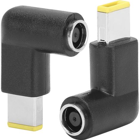 connecteurs d'alimentation coudés DC 7,9 x 5,5 mm, fiche carrée noire, accessoire PC pour ThinkPad (1/5)