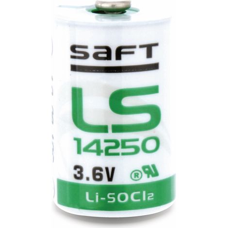 Batterie au lithium SAFT LS14250, 1/2AA