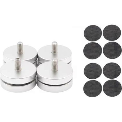 M8 45-mm-Füße aus Aluminiumlegierung für Audioverstärker, CD-Player, DACs und Lautsprecher. Hochwertige Bassdämpfer. (1/5)